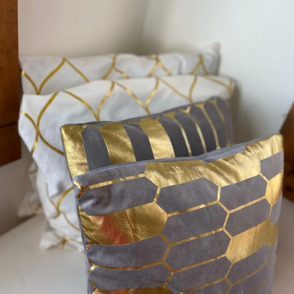 new sequins Pillow cases 4 pieces set